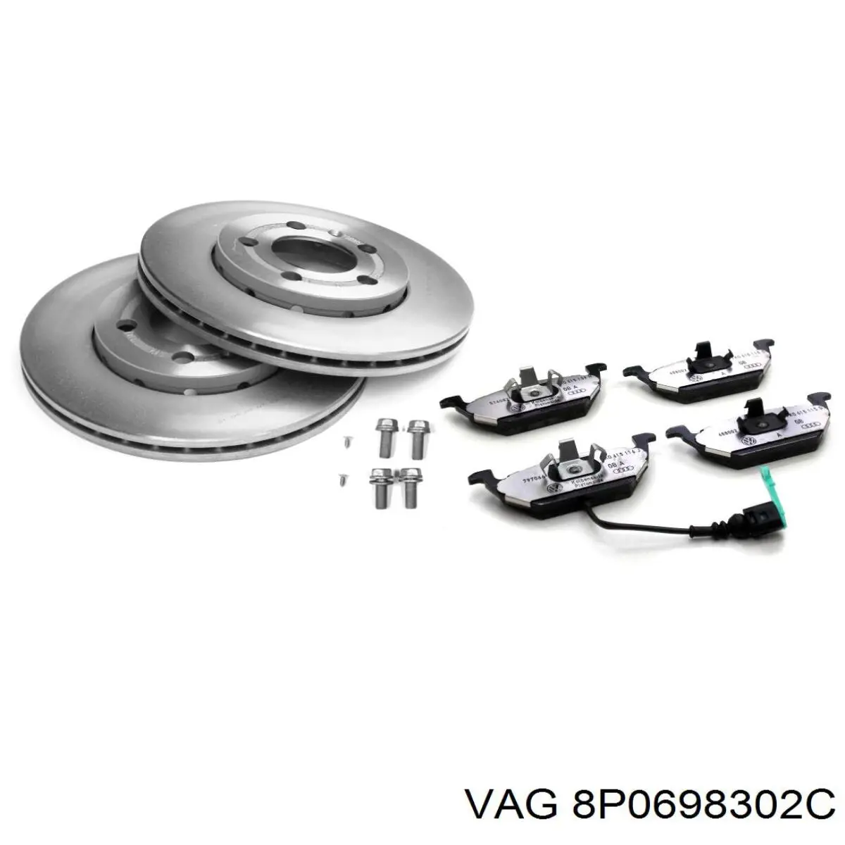 Тормоз дисковый передний VAG 8P0698302C цена, от 20.27 USD
