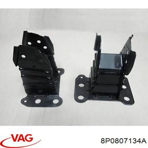 8P0807134A VAG Кронштейн усилителя переднего бампера