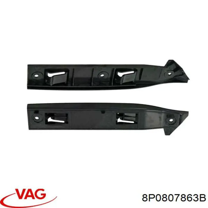 8P0807863B VAG Левое крепление переднего бампера