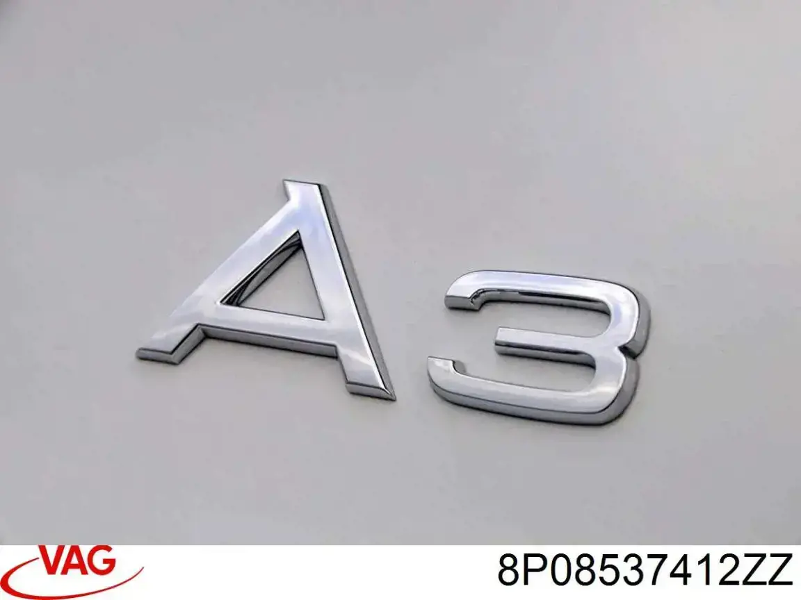 Эмблема крышки багажника 8P08537412ZZ VAG