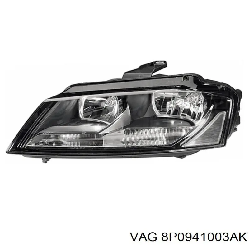 Фара левая VAG 8P0941003BC цена, от 152.03 USD