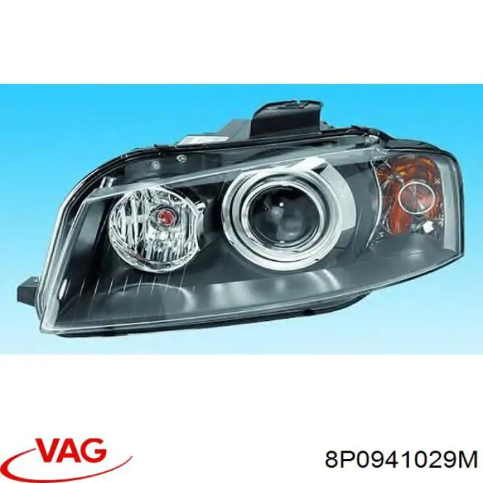 Левая фара 8P0941029D VAG