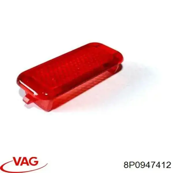 Катафот заднего бампера 8P0947412 VAG