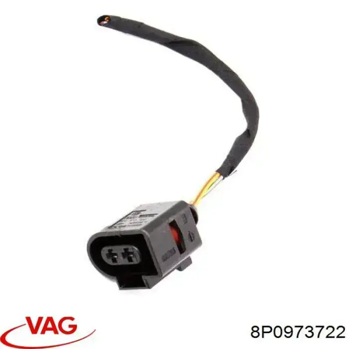 Разъем (фишка) противотуманной фары VAG 8P0973722 цена, от 1.27 USD