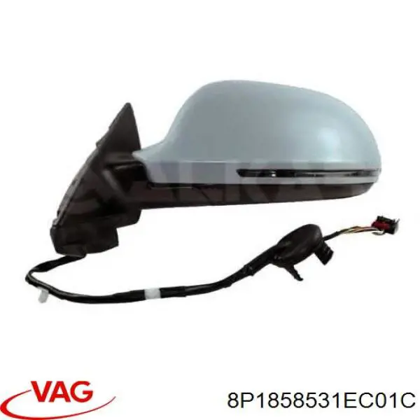 Зеркало заднего вида, левое VAG 8P1858531EC01C цена, от 131.05 USD