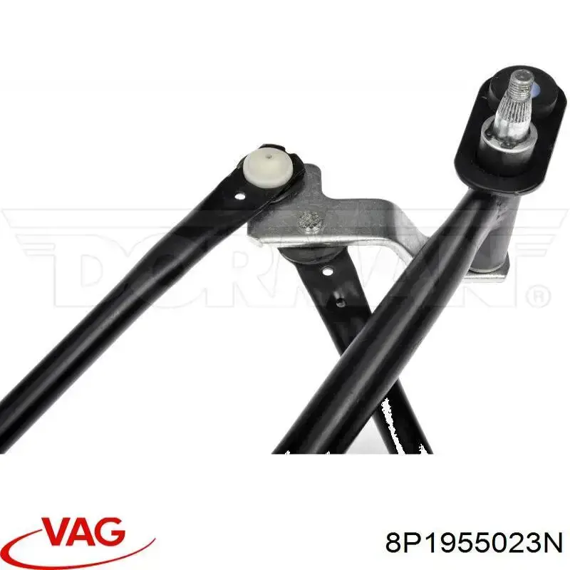 8P1955023K VAG Trapézio de limpador pára-brisas