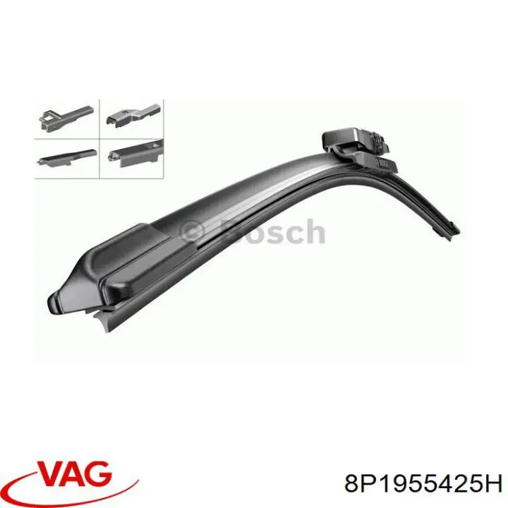 Щетка стеклоочистителя лобового стекла, водительская VAG 8P1955425H цена, от 17.39 USD
