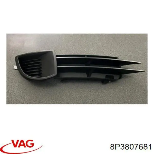 8P3807681 VAG заглушка (решетка противотуманных фар бампера переднего левая)