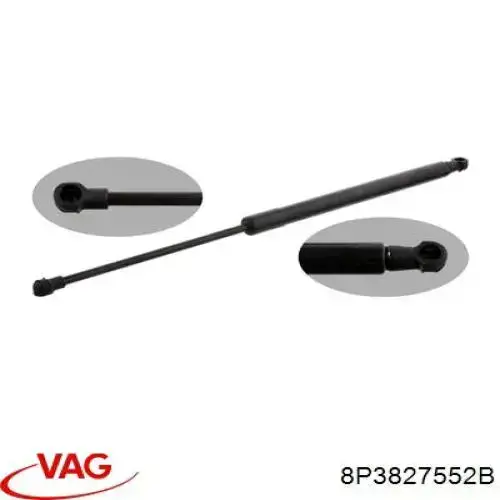 Амортизатор задней двери VAG 8P3827552B цена, от 9.24 USD