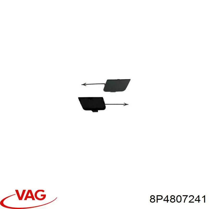 Заглушка бампера буксировочного крюка Diamond/DPA 88071884602