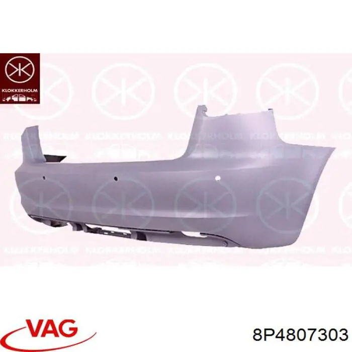 Купить 8P4807521A VAG Задний бампер