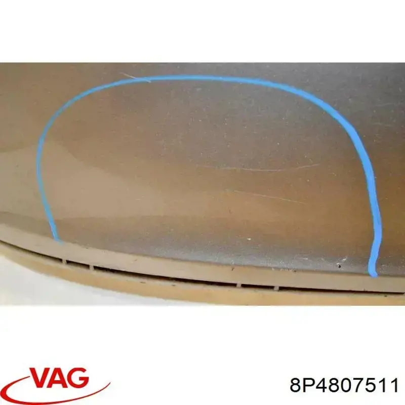 Задний бампер на Audi A3  8P1