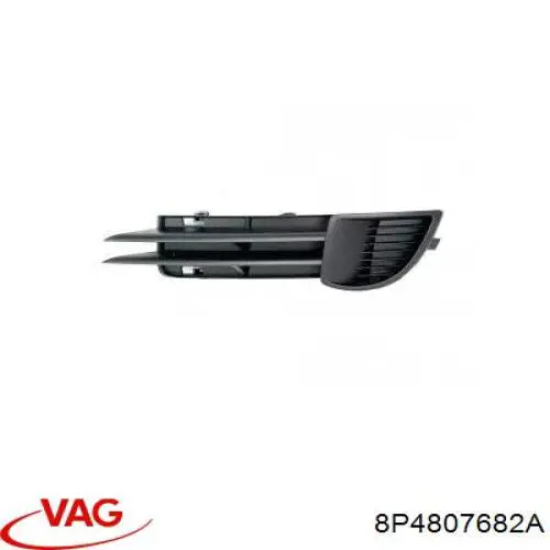 Решетка бампера переднего правая PAD99037CAR Signeda