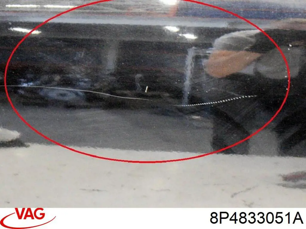 Дверь пассажирская задняя левая на Audi A3  8P1