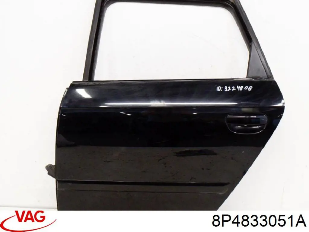 Дверь задняя, левая Audi A3 хэтчбек (8P1) (2003 - 2012) цена, от 284.48 USD