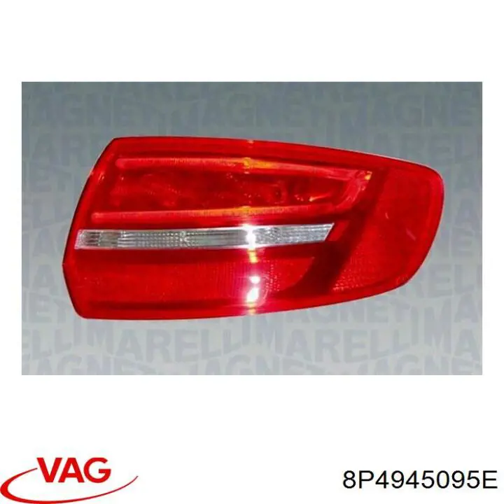 Задняя левая внешняя фара VAG 8P4945095E цена, от 123.00 USD