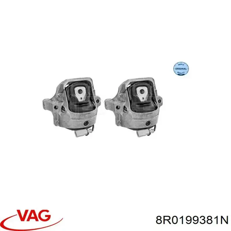 8R0199381N VAG Подушка (опора) двигателя, левая