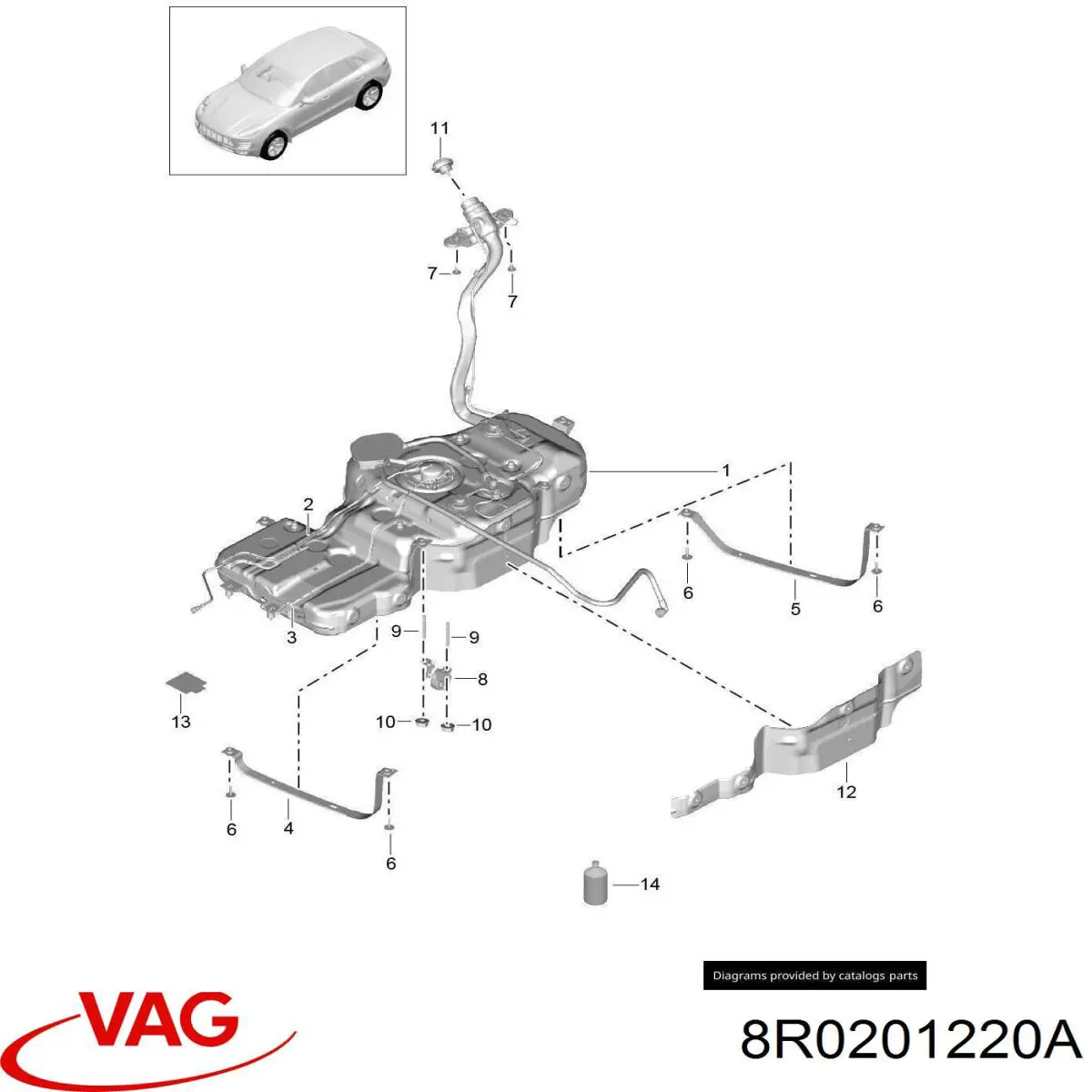  VAG 8R0201220A цена, от 12.70 USD