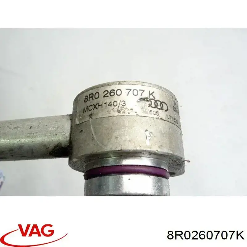 8R0260707K VAG Шланг кондиционера, от испарителя к компрессору