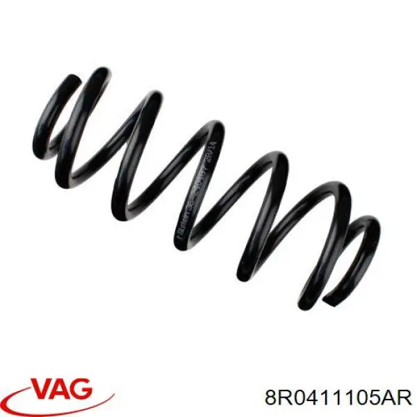 Пружина амортизатора передняя VAG 8R0411105AR цена, от 25.40 USD