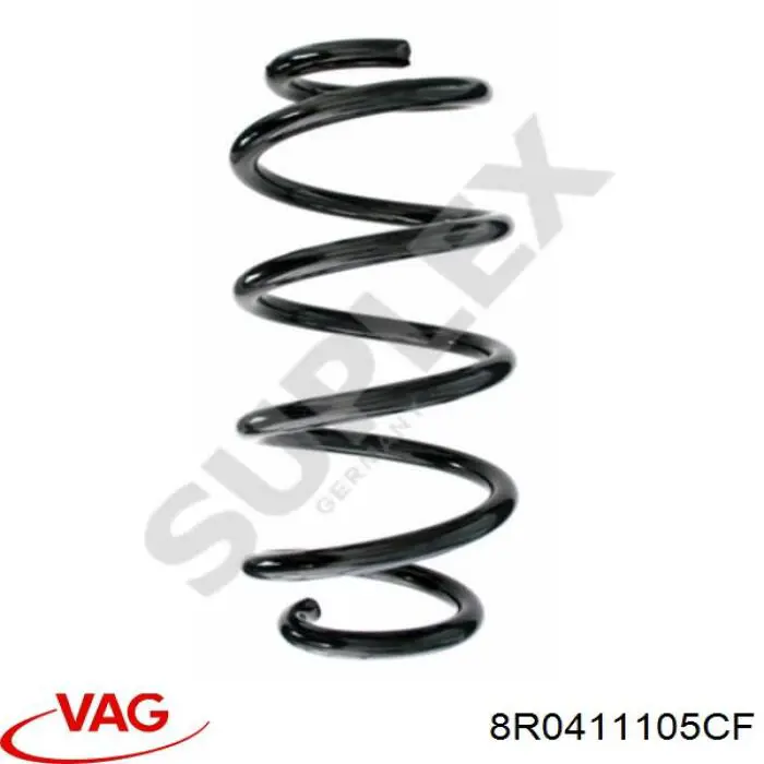 8R0411105CF VAG Пружина передней подвески