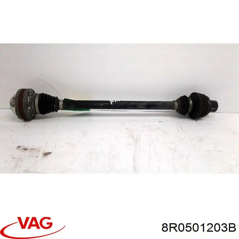 8R0501203BX VAG Полуось задняя левая
