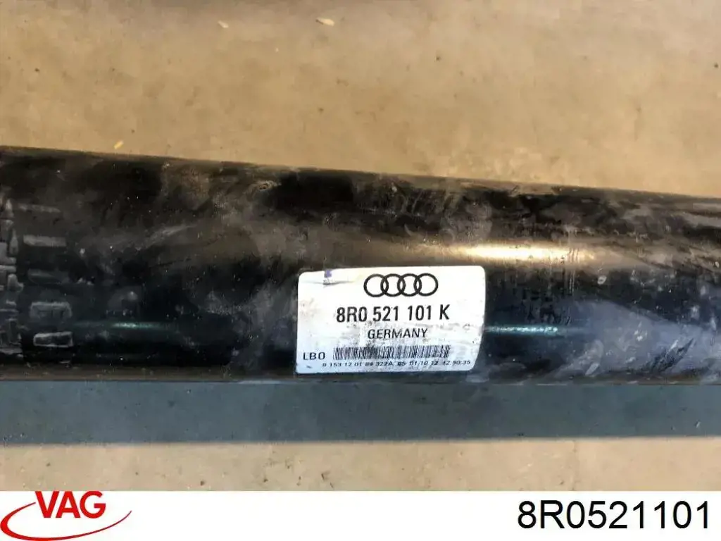 Кардан задний 8R0521101 VAG