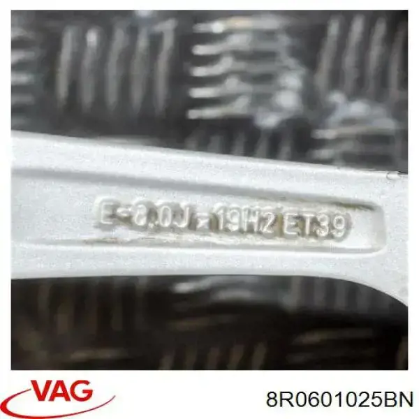 Купить 8R0601025BN VAG Диски колесные