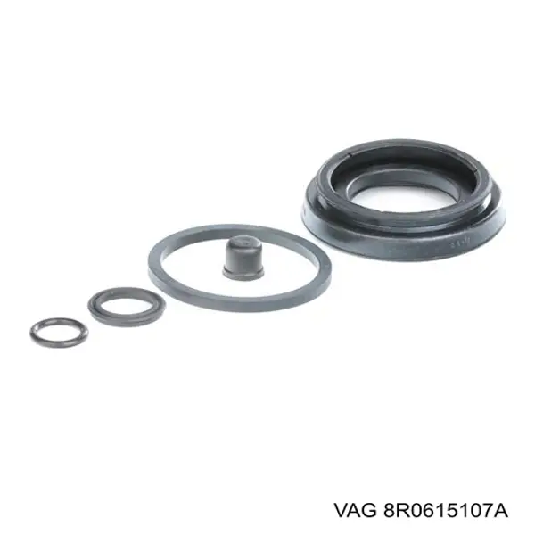 8R0615107A VAG Суппорт тормозной, передний, левый