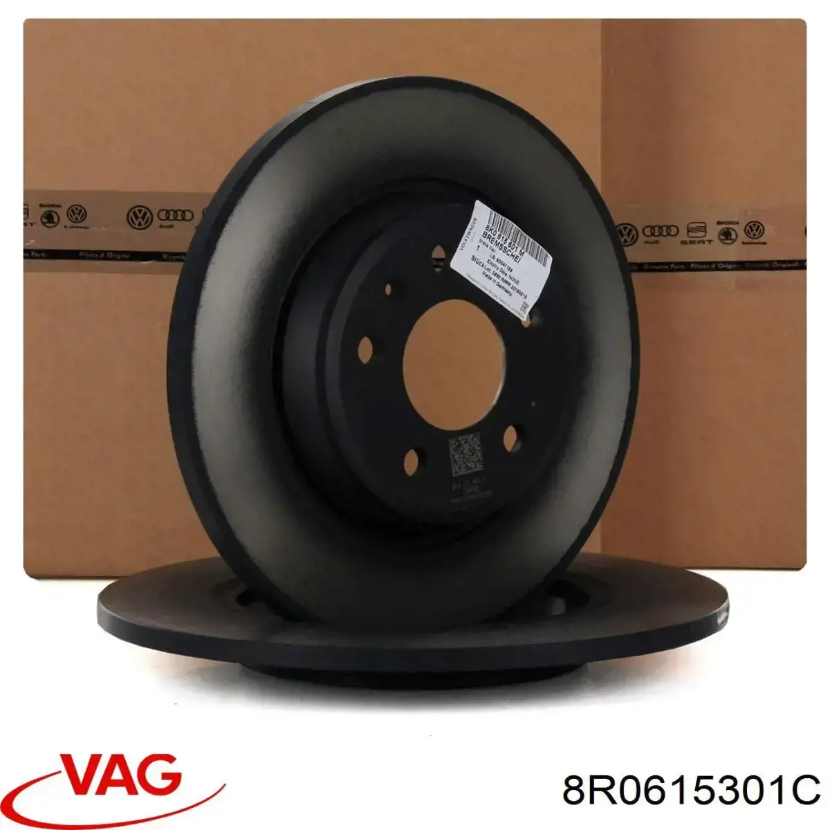 Передние тормозные диски 8R0615301C VAG