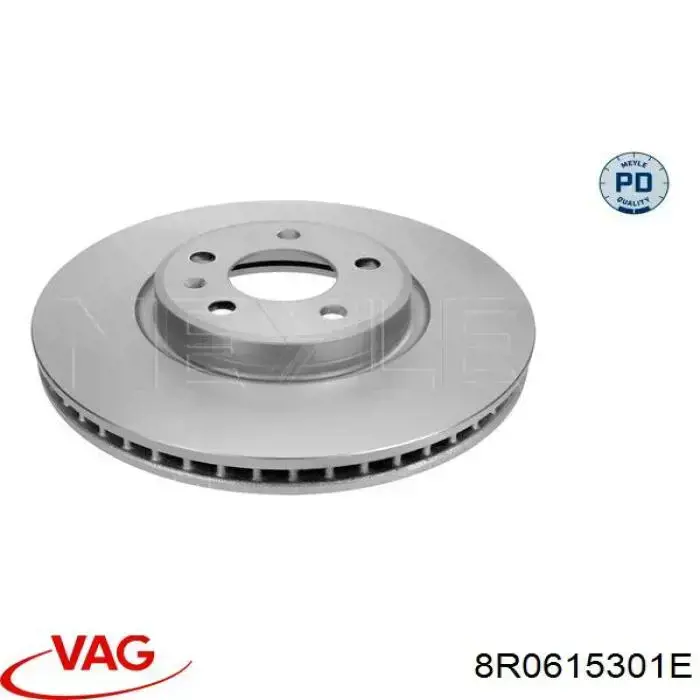 8R0615301E VAG диск тормозной передний