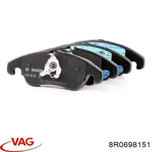 Купить 8R0698151 VAG Колодки тормозные