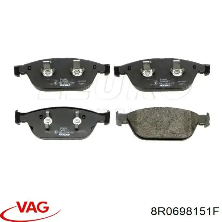 Купить 8R0698151F VAG Колодки тормозные