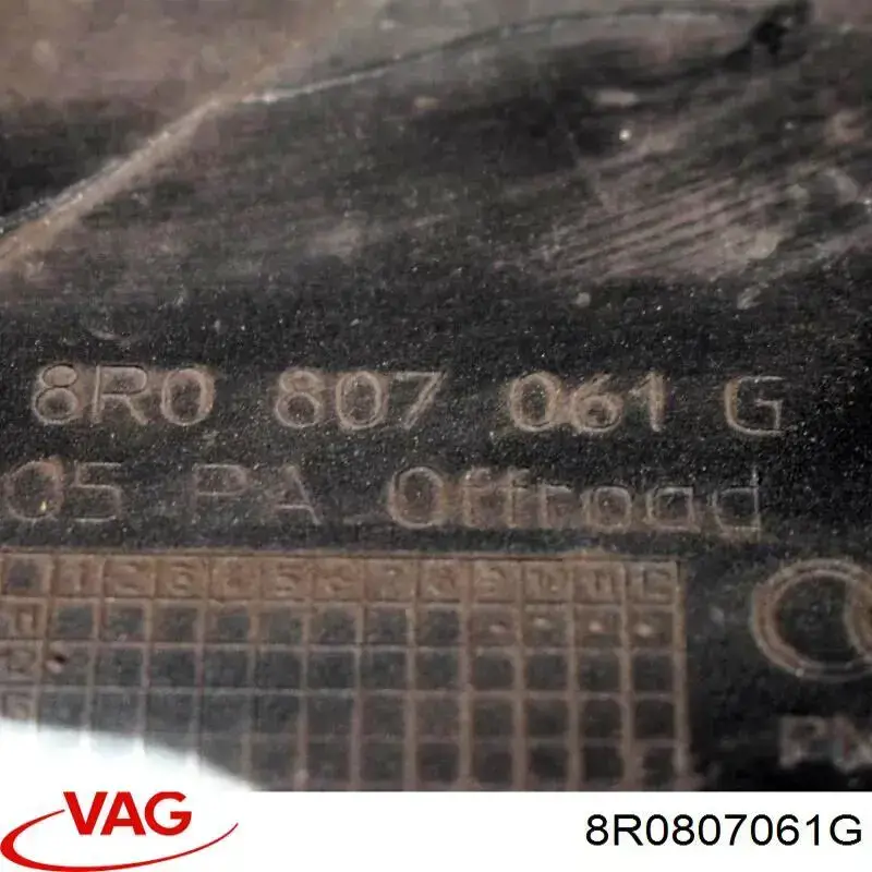 Спойлер переднего бампера VAG 8R0807061G цена, от 65.52 USD