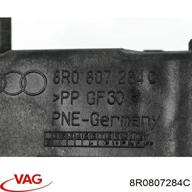 Направляющая переднего бампера, правая VAG 8R0807284C