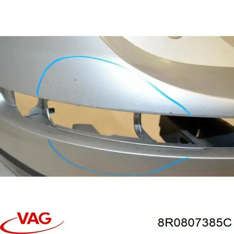 8R0807385C VAG Задний бампер