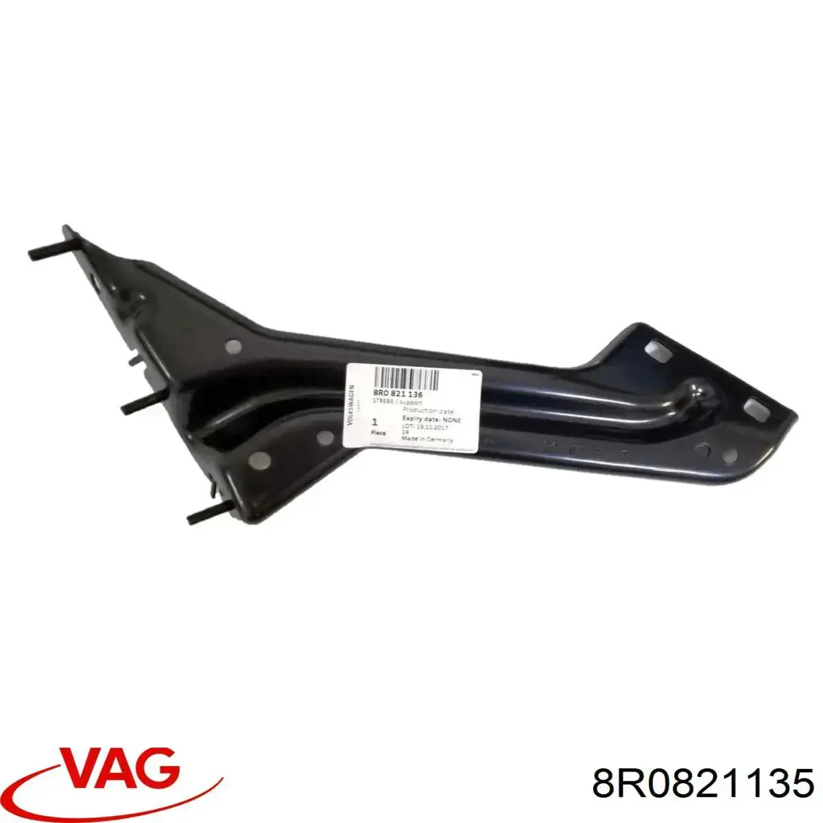 Soporte para guardabarros delantero, izquierda delantero 8R0821135 VAG/Audi