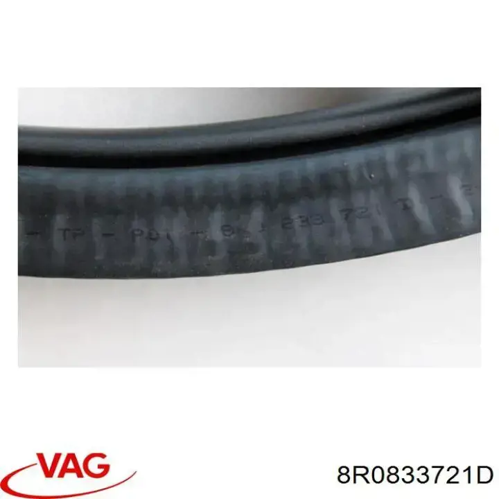 Уплотнитель двери задней (на двери) VAG 8R0833721E цена, от 3.81 USD