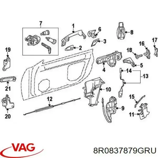  VAG 8R0837879GRU цена, от 12.67 USD