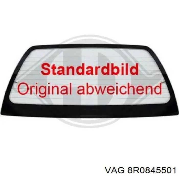 8R0845501 VAG Стекло двери задка