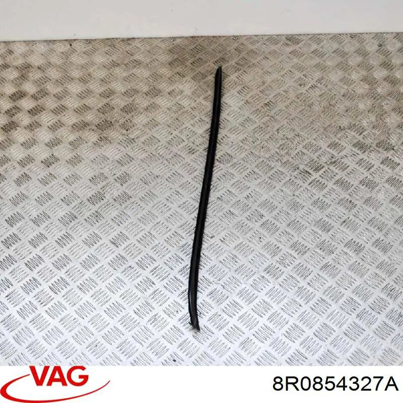 8R0854327A VAG moldura esquerda de pára-brisas