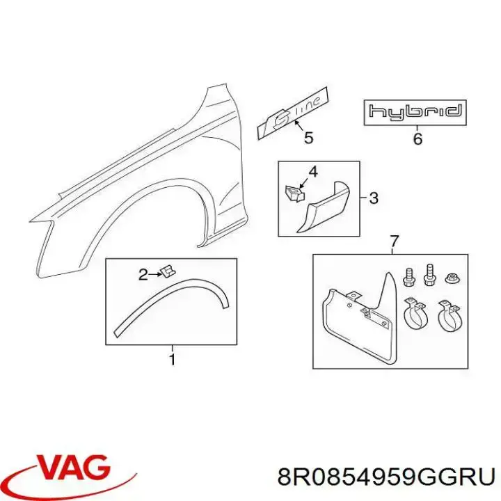 Купить 8R0854959GGRU VAG 