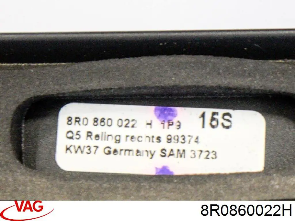 8R0860022H VAG Рейлинг крыши правый