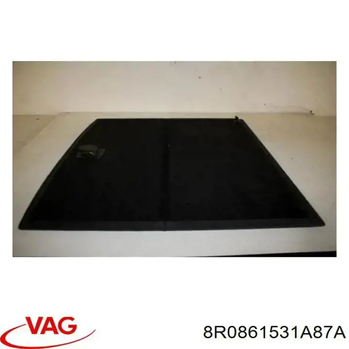 Облицовка багажного отсека нижняя 8R0861531A87A VAG