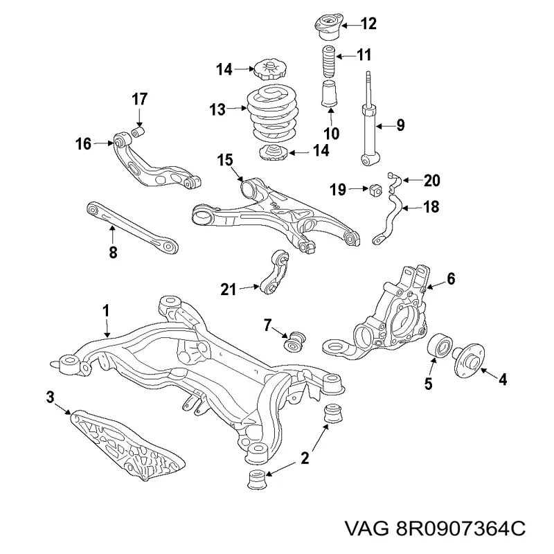  8R0907364C VAG