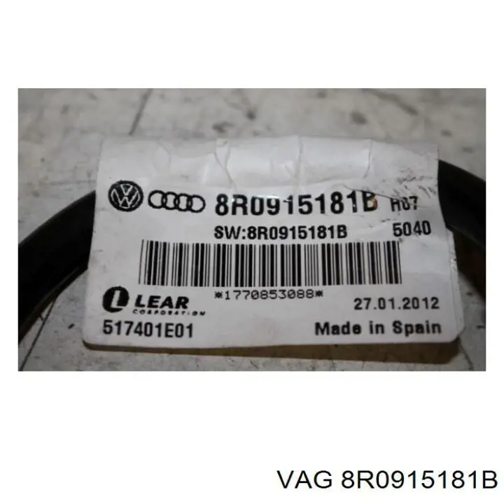  VAG 8R0915181B цена, от 180.54 USD