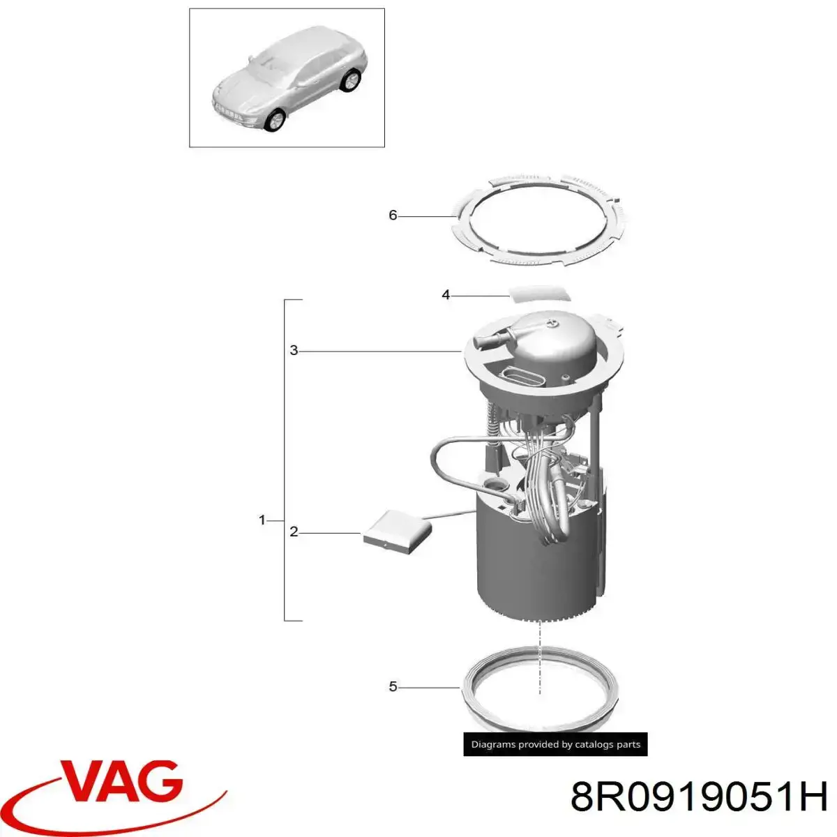 8R0919051H VAG Электробензонасос