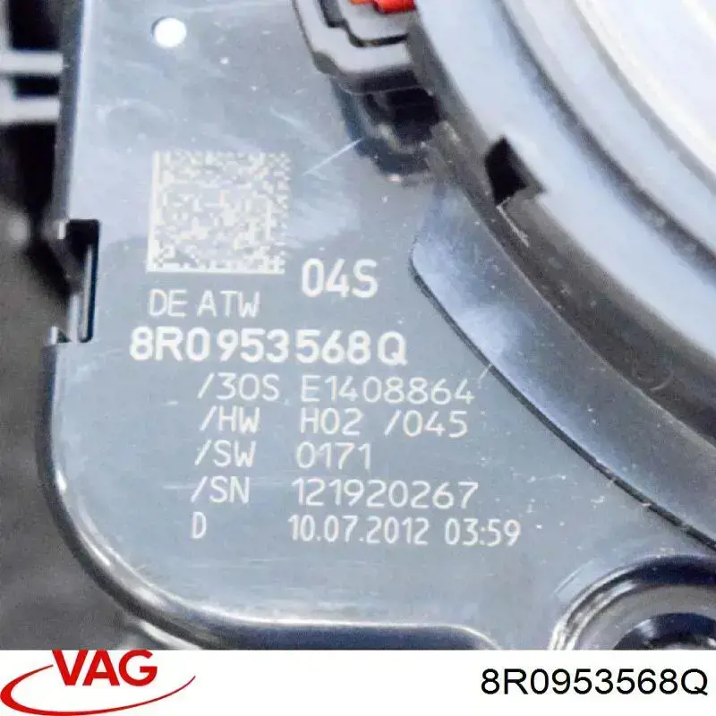 8R0953568Q VAG Anillo de AIRBAG original y equivalente