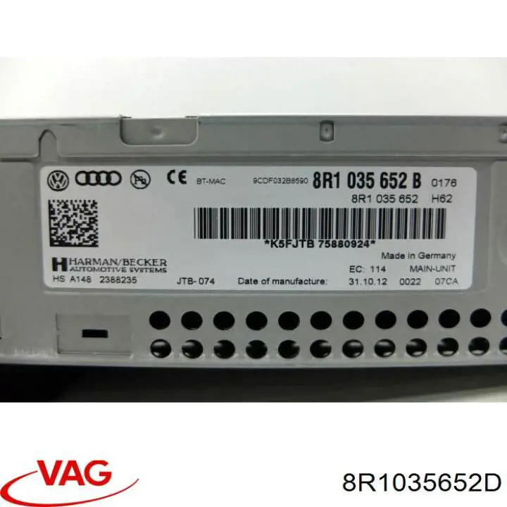  VAG 8R1035652D цена, от 146.58 USD