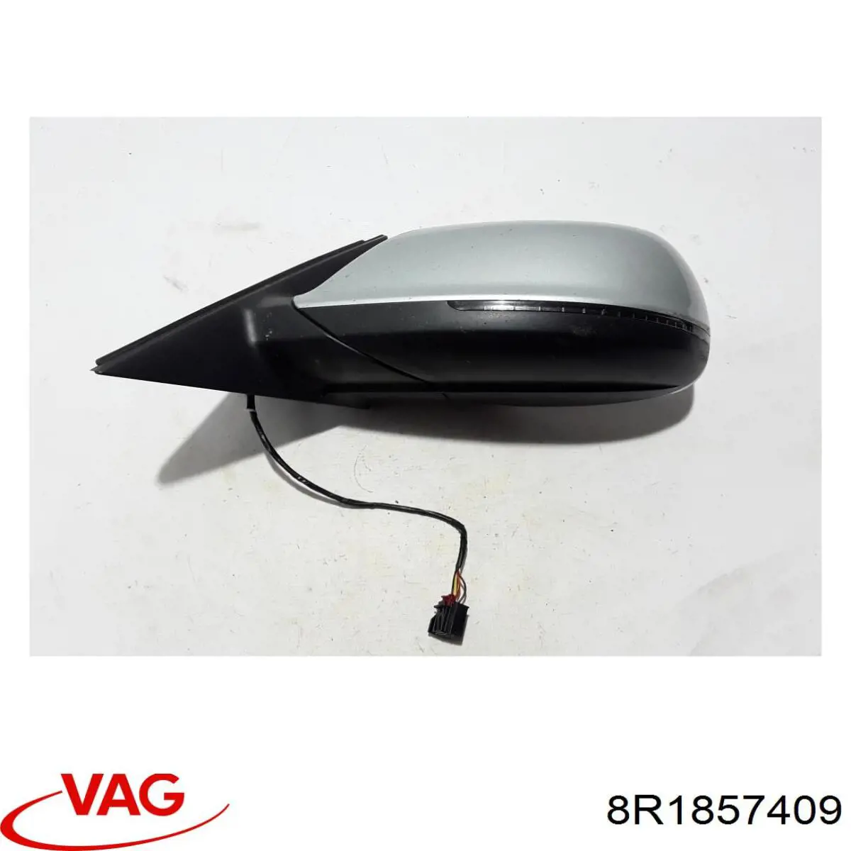Левое боковое зеркало 8R1857409 VAG